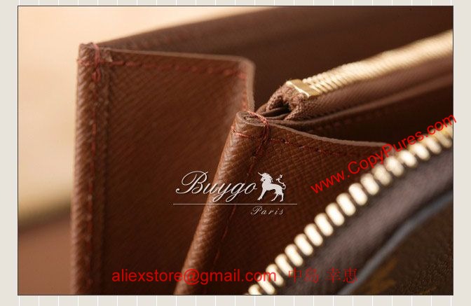 LOUIS VUITTON ルイヴィトン M60002 モノグラム ジッピー オーガナイザー ラウンドファスナー 長財布